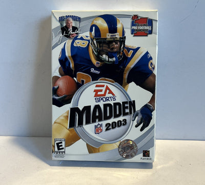 EA Sports Madden 2003 PC CD-ROM Complete Small Box Version EUC