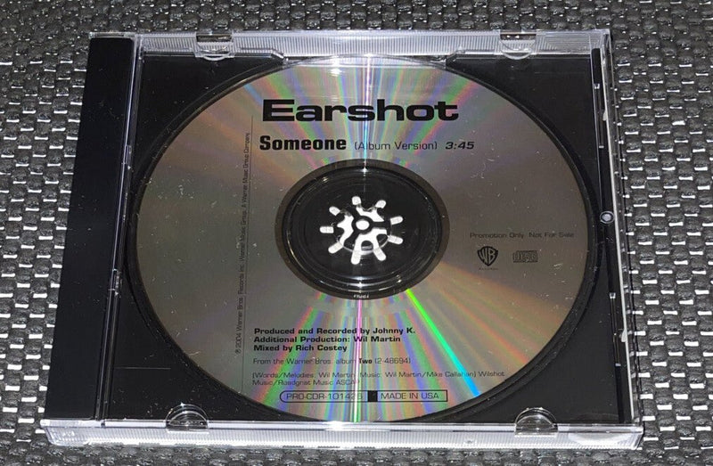 EARSHOT Someone album version 2004 PROMO Radio DJ CD Single USA - Darktower Media