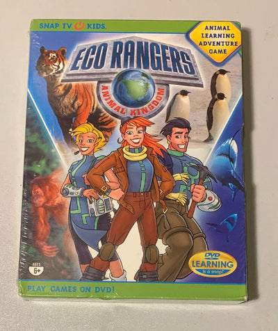 ECO RANGERS Animal Kingdom Learning Adventure DVD Game (DVD 2004) NEW SEALED