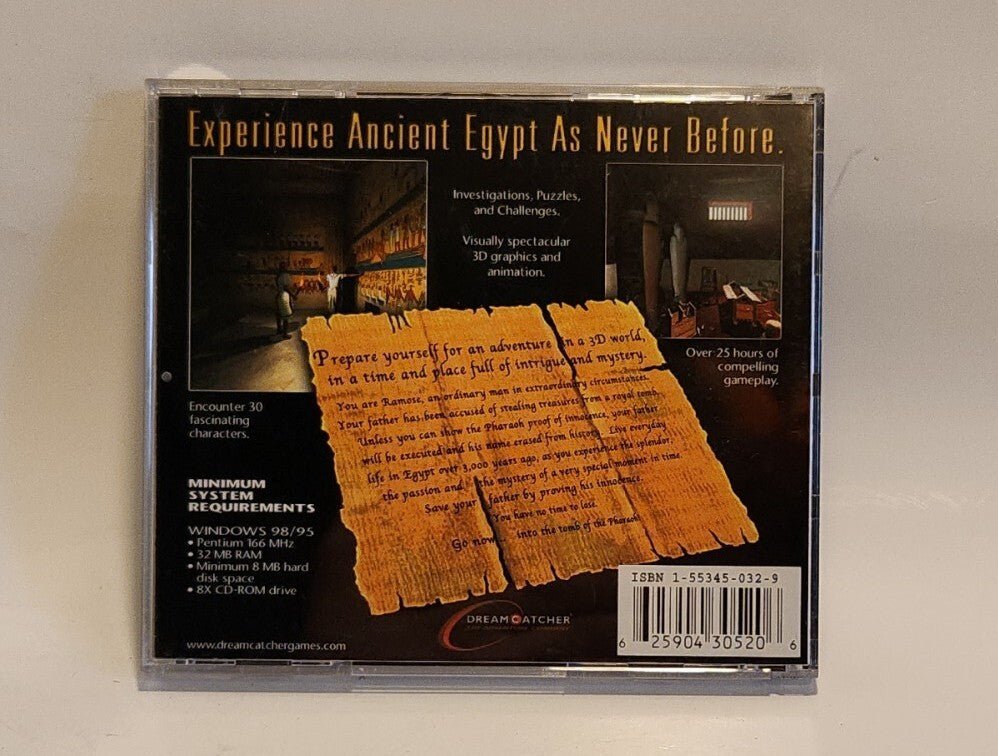 Egypt 1156 B.C. "Tomb of the Pharaoh" (PC CD - ROM GAME) 2001 Puzzles Win95 - Darktower Media