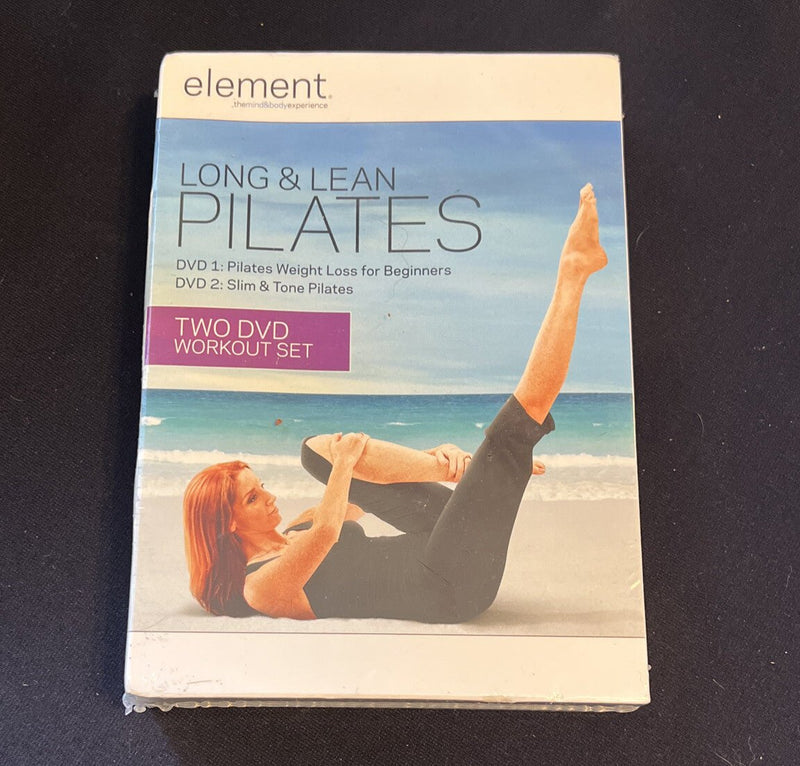 Element Long & Lean Pilates, 2 - DVD Workout Set, NEW Sealed w1s1 1287 - Darktower Media