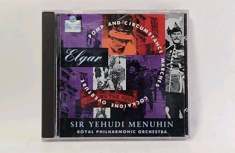 ELGAR Pomp and Circumstance - Yehudi Menuhin (CD, 1992, Virgin) Germany 4456 - Darktower Media