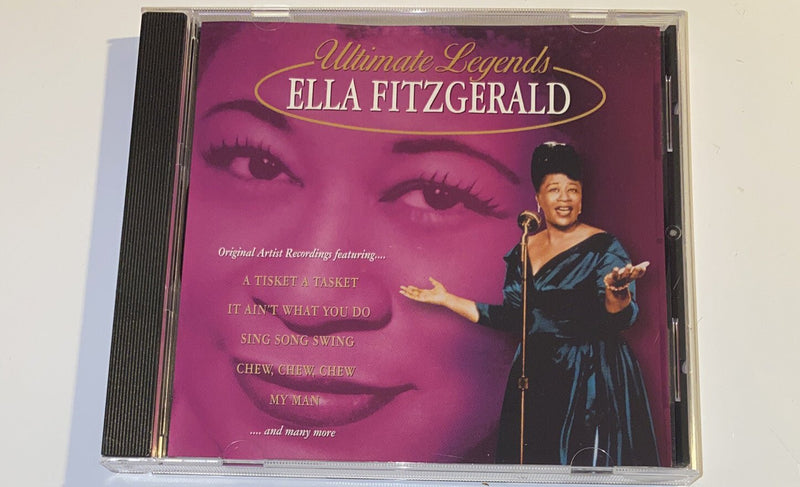 Ella Fitzgerald Ultimate Legends 1990 TKO Licensing USA Scratch Free - Darktower Media