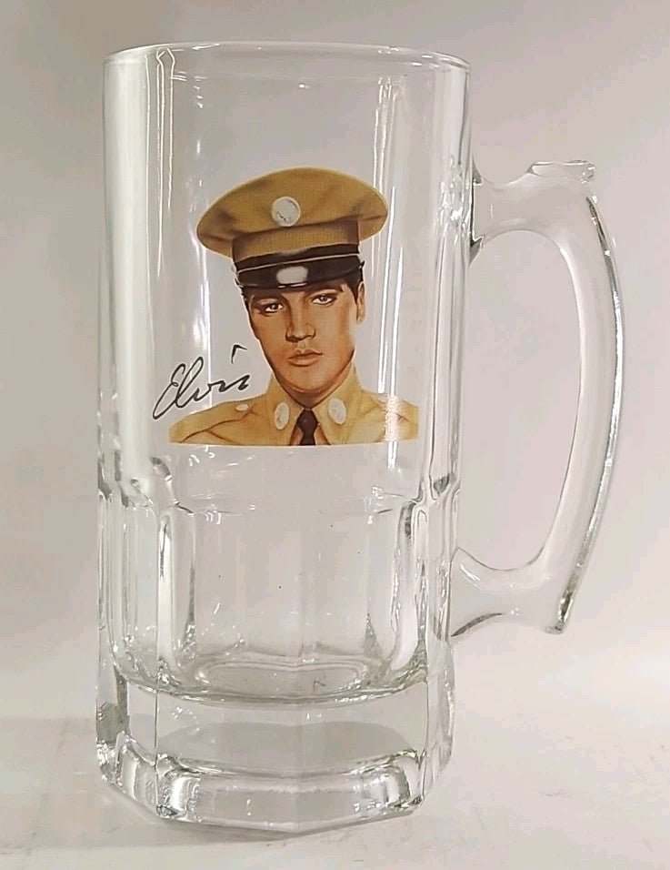 Elvis Presley Clear Glass 8.5