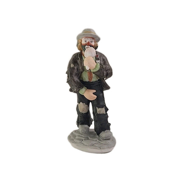 Emmett Kelly Jr Cotton Candy Flambro Professional Ser. Clown Initialed C305 - Darktower Media