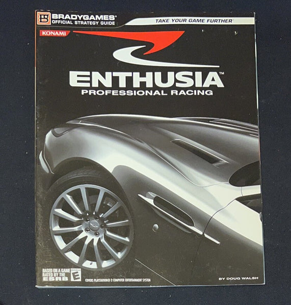 Enthusia Professional Racing Official Strategy Guide )Brady Games New PS2 - Darktower Media