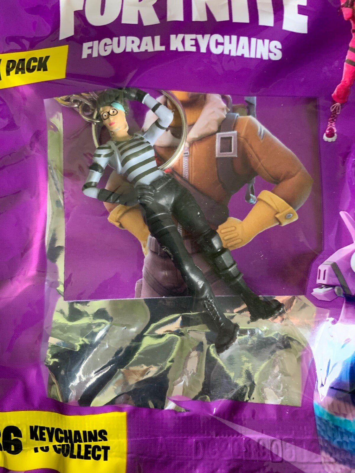 Epic Games Fortnite Official Figural Keychain Lot of 4 Packs 2 Leg 1 Epic 1 Rare - Darktower Media