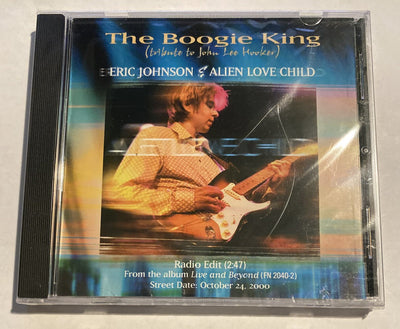 ERIC JOHNSON AND ALIEN LOVE CHILD THE BOOGIE KING 2000 US PROMO CD SINGLE Sealed