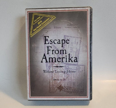 Escape from Amerika Without leaving home Disks 11-20 Factory Sealed