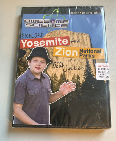 Explore Yosemite & Zion Parks -Noah Justice [DVD] New Sealed  Awesome Science