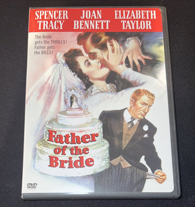 FATHER OF THE BRIDE DVD (1950) Spencer Tracy Elizabeth Taylor USA Full Screen WB
