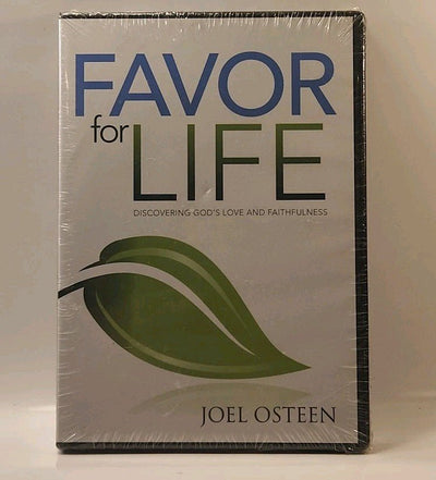 Favor For Life: Discovering God's Love & Faithfulness Joel Osteen 4 Cd r1s101094