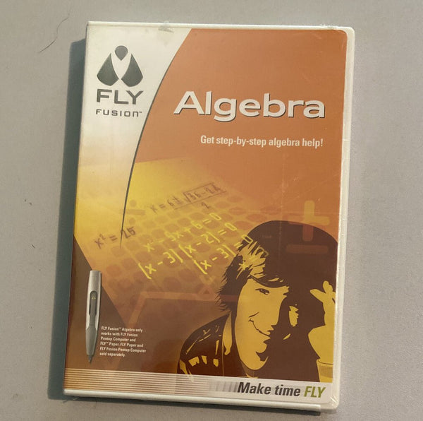 FLY Fusion - Algebra - for FLY Pentop Computer by Leap Frog CD - ROM SEALED NEW - Darktower Media