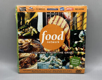 Food Network DVD 2003 Cooking From The Grill With Recipe Booklet NEW Sealed