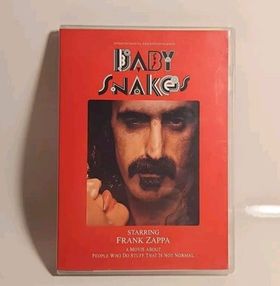Frank Zappa – Baby Snakes DVD Region 9 PAL Eagle Vison NOT FOR US PLAYERS