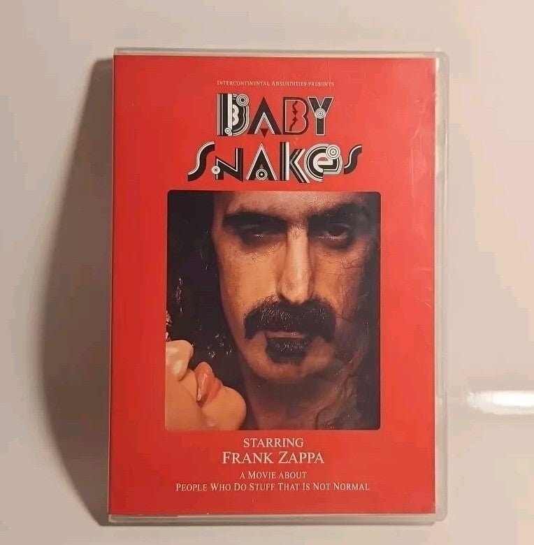 Frank Zappa – Baby Snakes DVD Region 9 PAL Eagle Vison NOT FOR US PLAYERS - Darktower Media