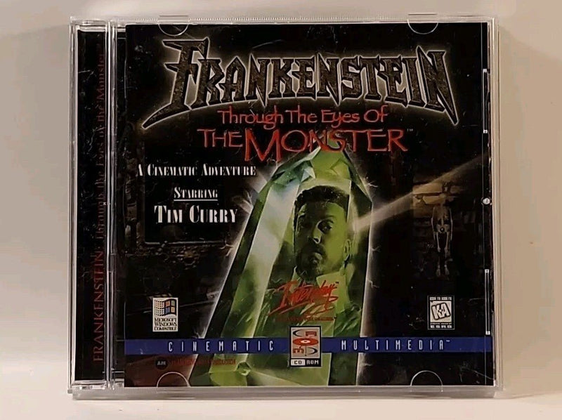 Frankenstein: Through The Eyes Of The Monster (PC, Interplay, 1997) Tim Curry NM - Darktower Media