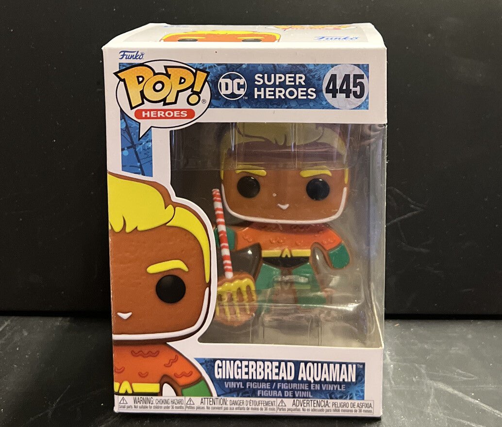 Funko Pop! DC Comics - Holiday 2022 - Gingerbread Aquaman 445 - Darktower Media