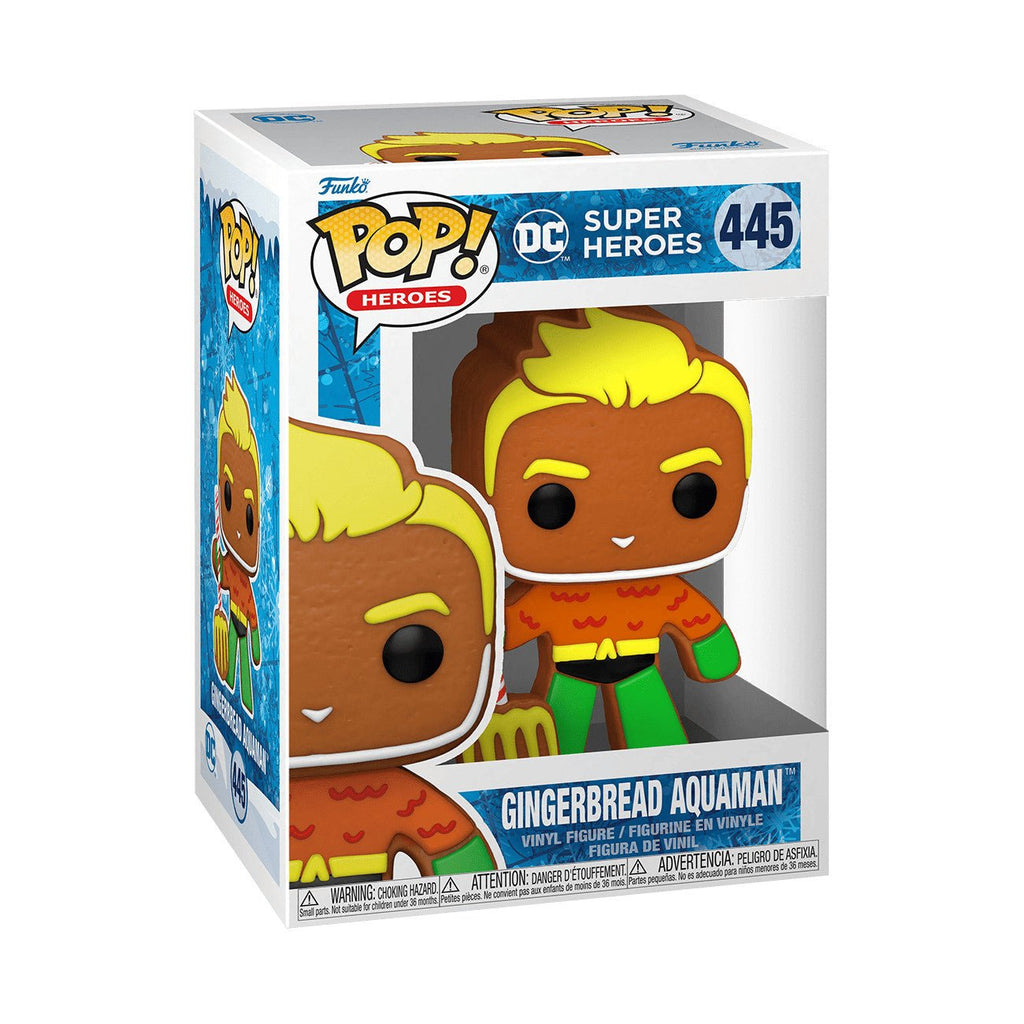 Funko Pop! DC Comics - Holiday 2022 - Gingerbread Aquaman 445 - Darktower Media