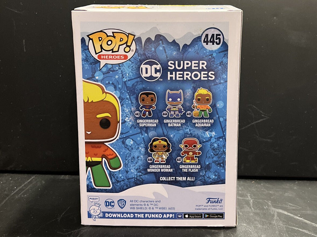 Funko Pop! DC Comics - Holiday 2022 - Gingerbread Aquaman 445 - Darktower Media