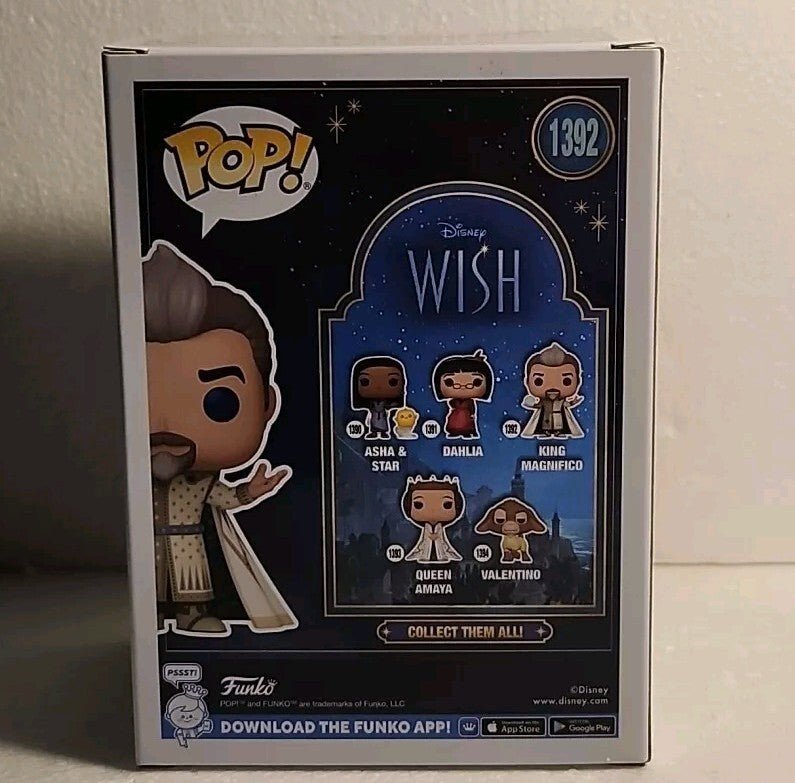 Funko POP! Disney Wish King Magnifico 3.75" Vinyl Figure (1392) NIB - Darktower Media