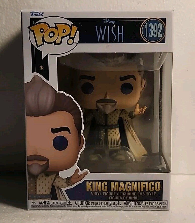 Funko POP! Disney Wish King Magnifico 3.75" Vinyl Figure (1392) NIB - Darktower Media