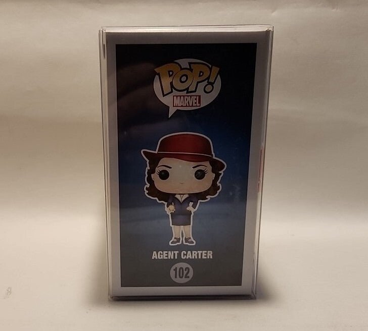 Funko Pop Marvel Agent Carter with Golden Orb  102, Hot Topic Exclusive - Darktower Media