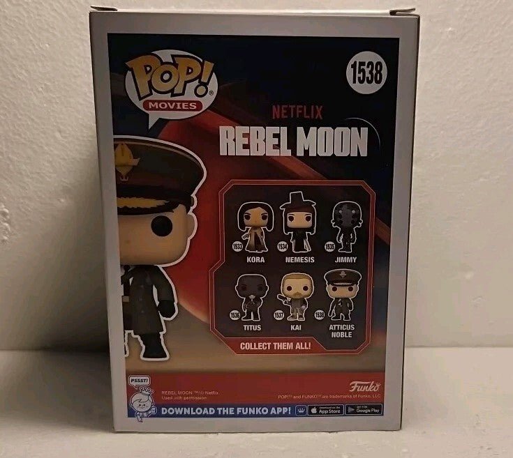 Funko POP! Movies Rebel Moon Atticus Noble 3.75" Vinyl Figure (1538) NIB - Darktower Media