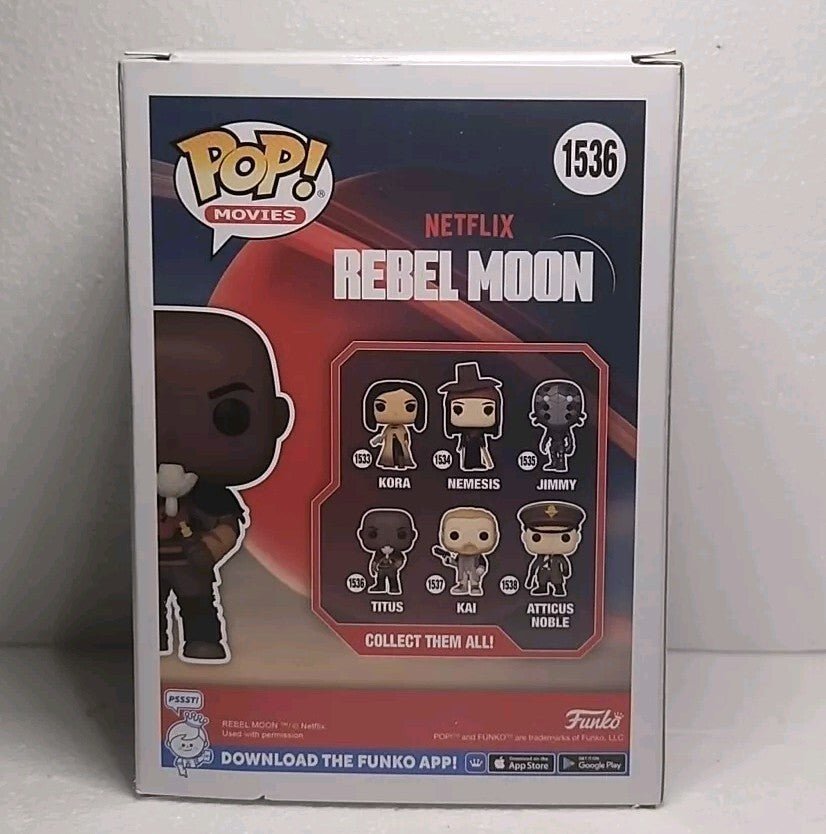 Funko POP! Movies Rebel Moon Titus 3.75" Vinyl Figure (1536) NIB - Darktower Media