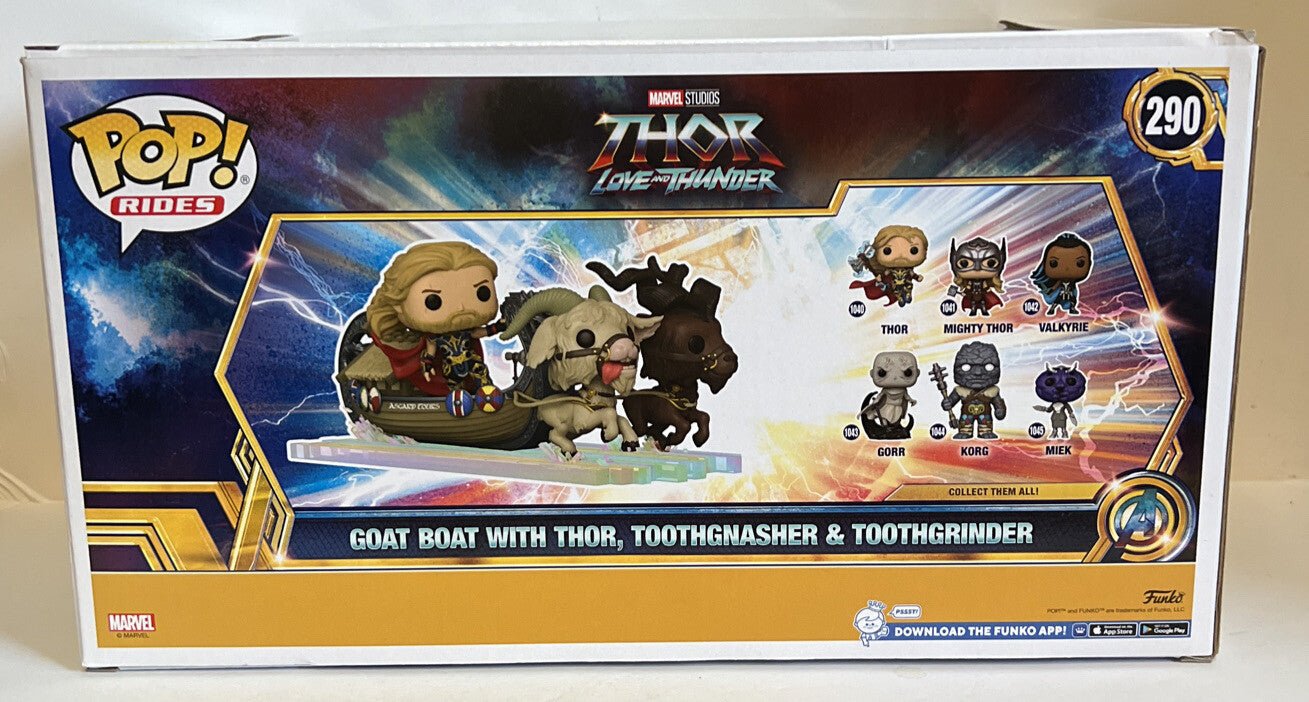 Funko Pop! Rides Super Deluxe: Marvel's Thor: Love and Thunder - The Goat Boat - Darktower Media