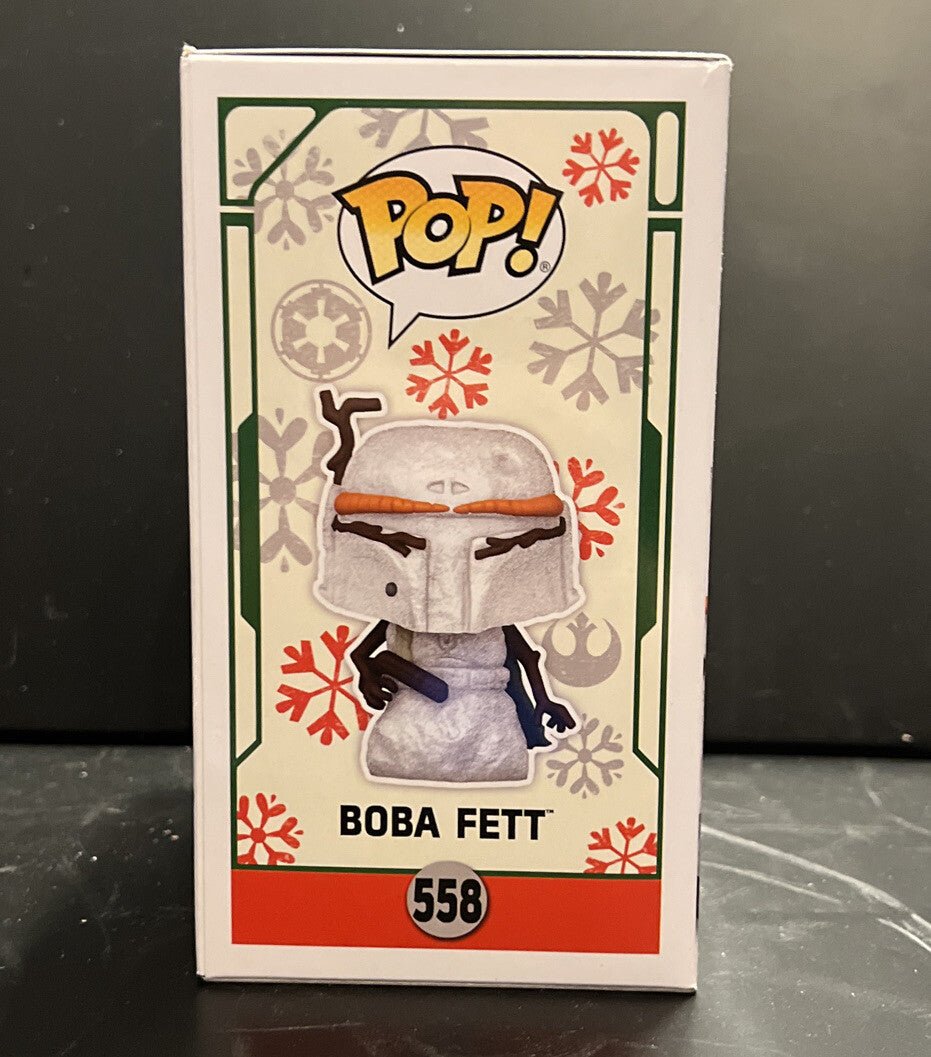 Funko POP! Star Wars Boba Fett Holiday Snowman 3.75" Vinyl Figure (558) - Darktower Media