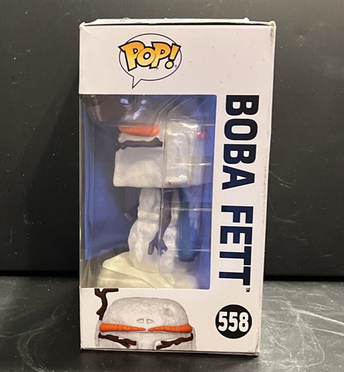 Funko POP! Star Wars Boba Fett Holiday Snowman 3.75" Vinyl Figure (558) - Darktower Media