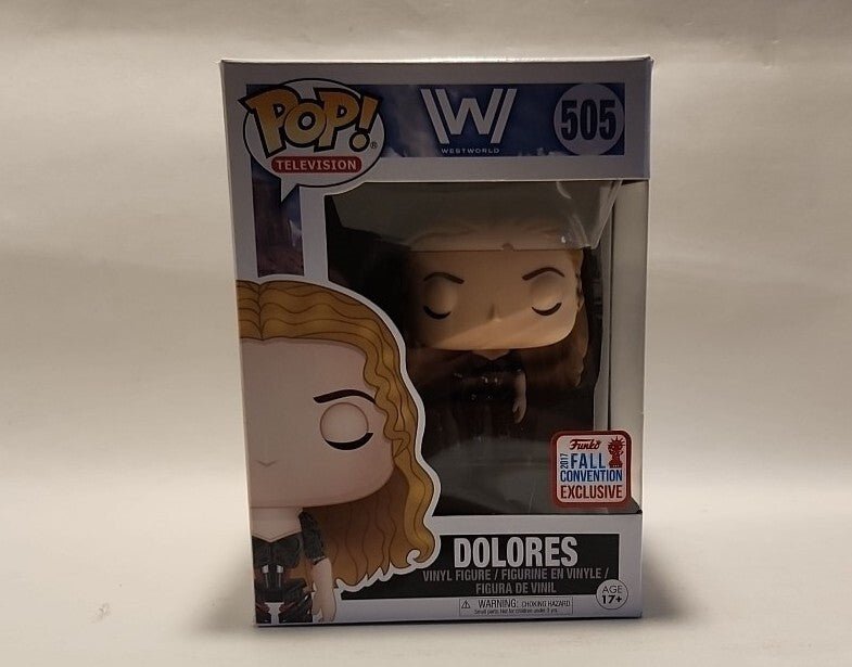 Funko Pop! WestWorld Dolores 505 Figure 2017 Convention Exclusive NIB - Darktower Media