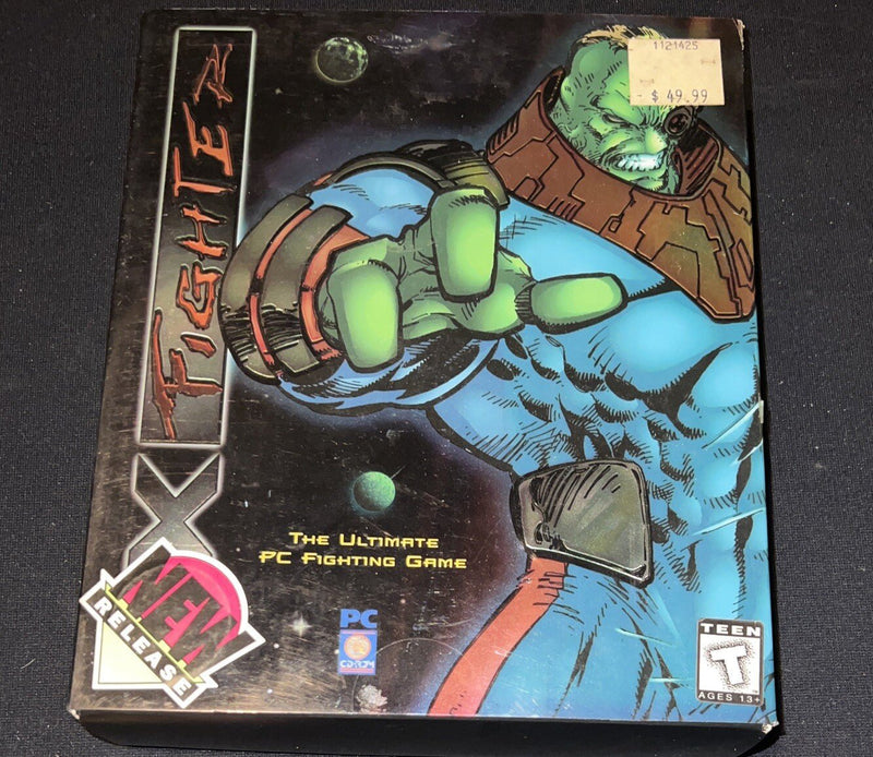 FX FIGHTER CD ROM PC BIG BOX COMPLETE WITH COMIC! 1995 GTE RARE Scratch Free Cd - Darktower Media