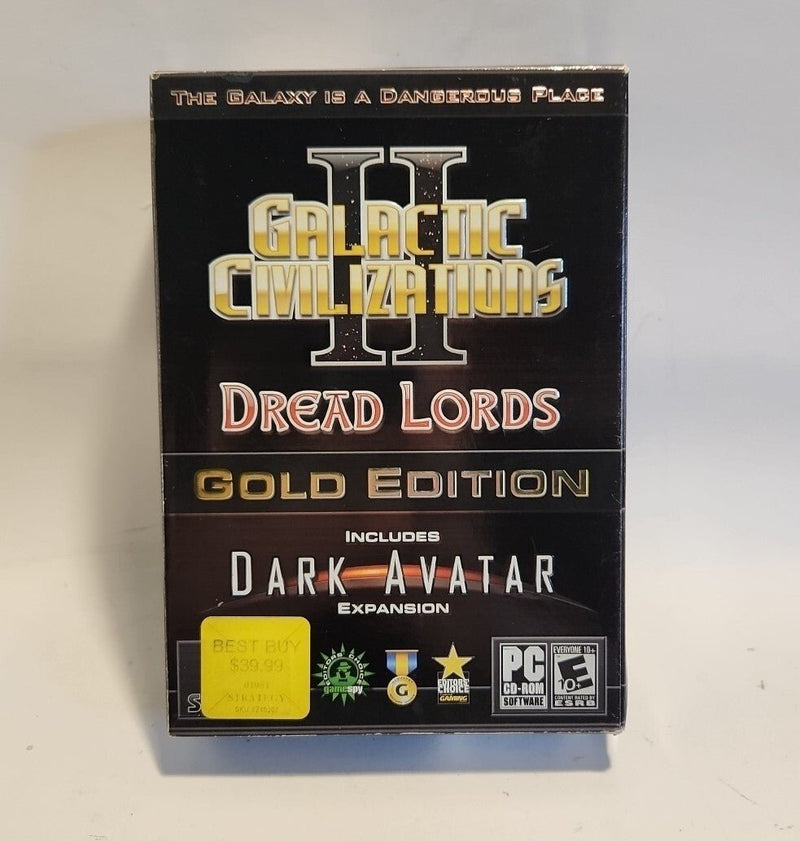 Galactic Civilizations II: Gold (PC, 2007) Complete in box NM - Darktower Media