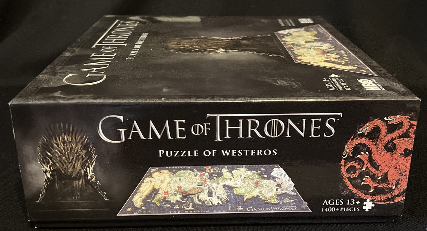 Game of Thrones Puzzle Of Westeros jigsaw Puzzle 1400+ pieces 4D Sealed Pieces - Darktower Media
