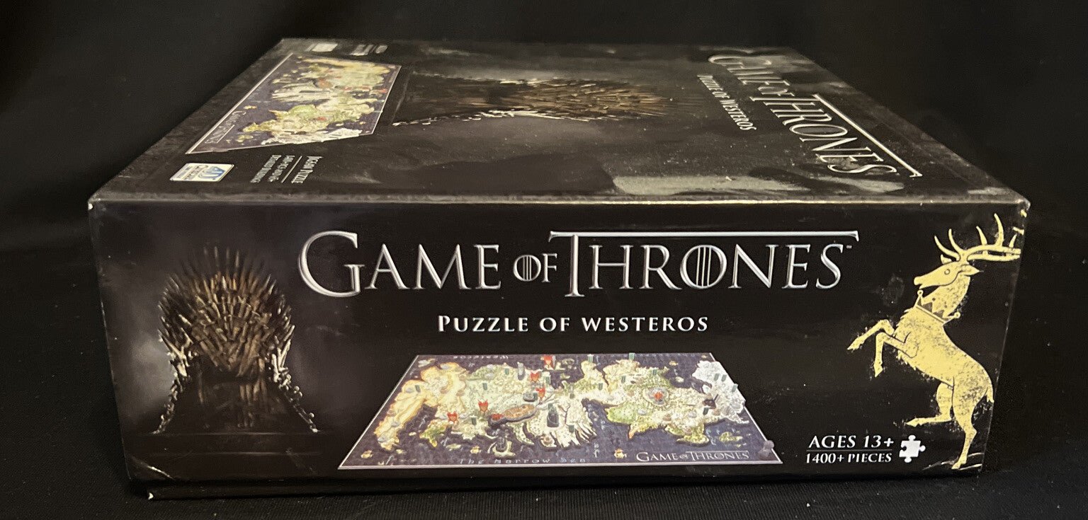 Game of Thrones Puzzle Of Westeros jigsaw Puzzle 1400+ pieces 4D Sealed Pieces - Darktower Media