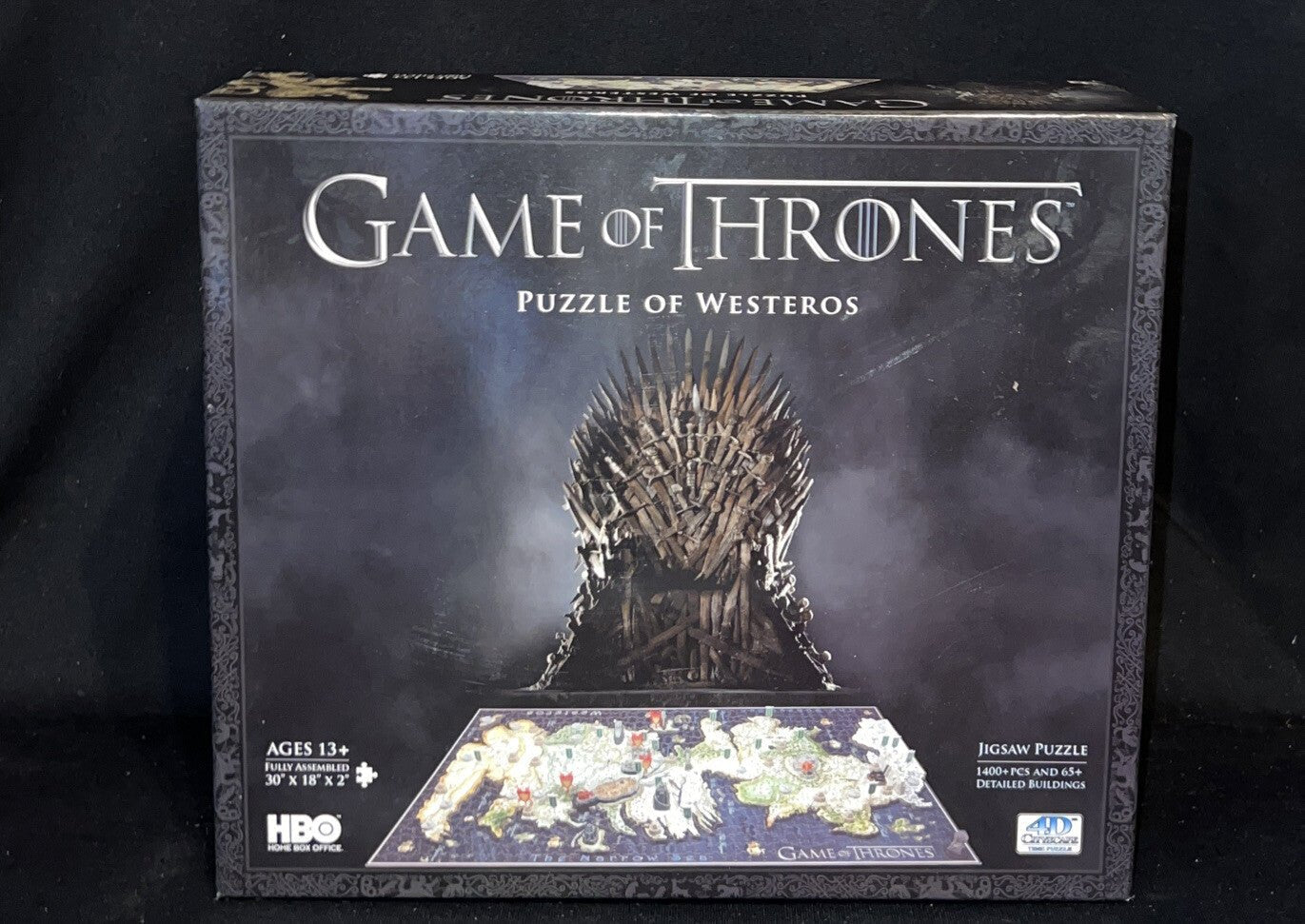 Game of Thrones Puzzle Of Westeros jigsaw Puzzle 1400+ pieces 4D Sealed Pieces - Darktower Media