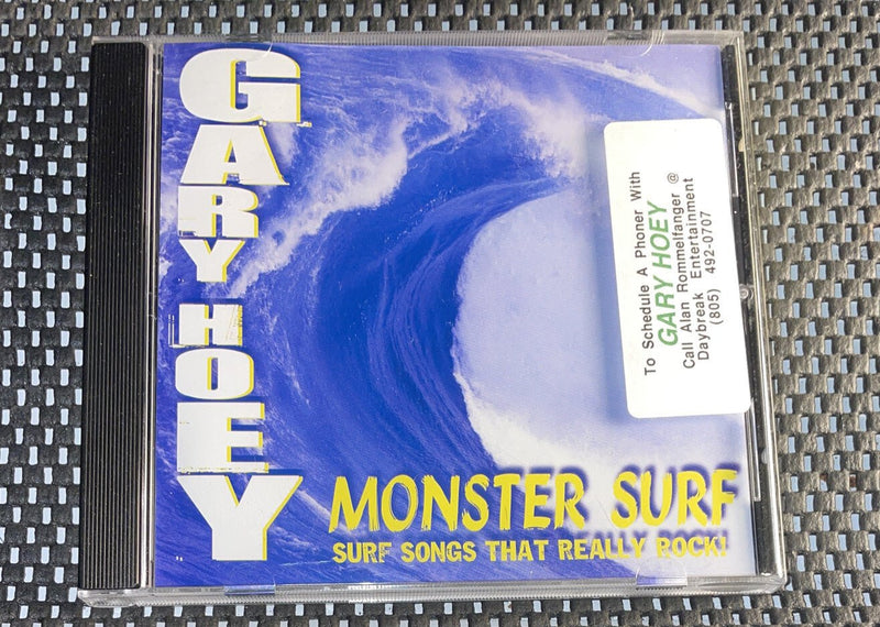 GARY HOEY - Monster Surf - CD - **Mint Condition** Unplayed Promo Rare ! - Darktower Media