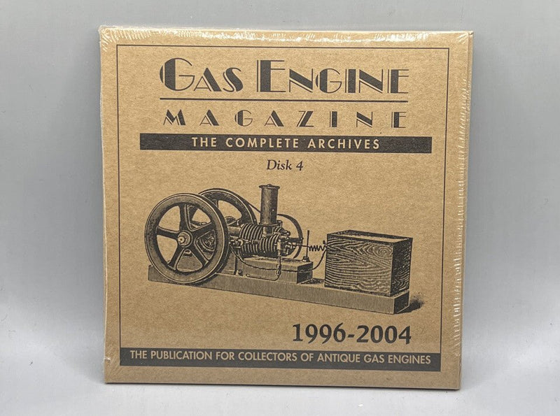 Gas Engine Magazine the Complete Archives 1996 - 2004 Disc 4 NEW SEALED PC Cd - Rom - Darktower Media