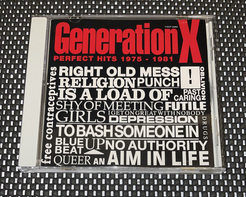 Generation X Perfect Hits 1975 - 1981 Japan CD TOCP - 3234 Billy Idol Near Mint - Darktower Media