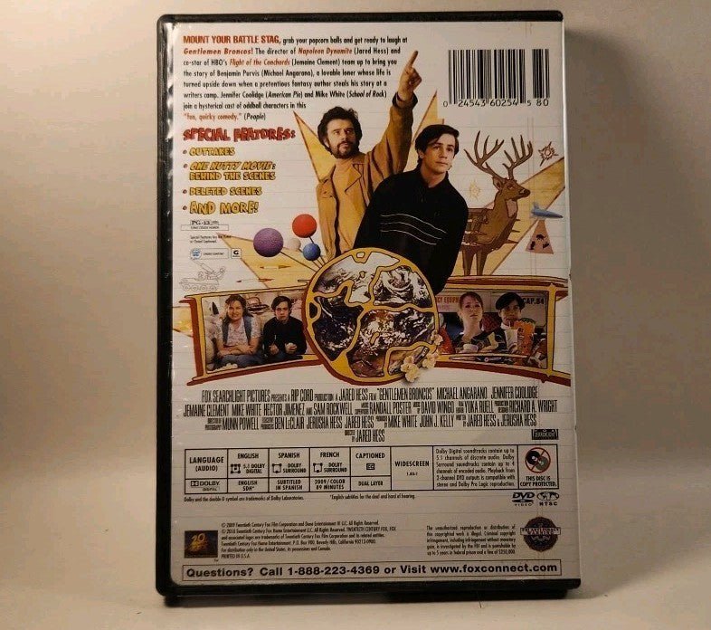 "Gentlemen Broncos" From the Creators of Napoleon Dynamite DVD 2009 USA w1s53408 - Darktower Media