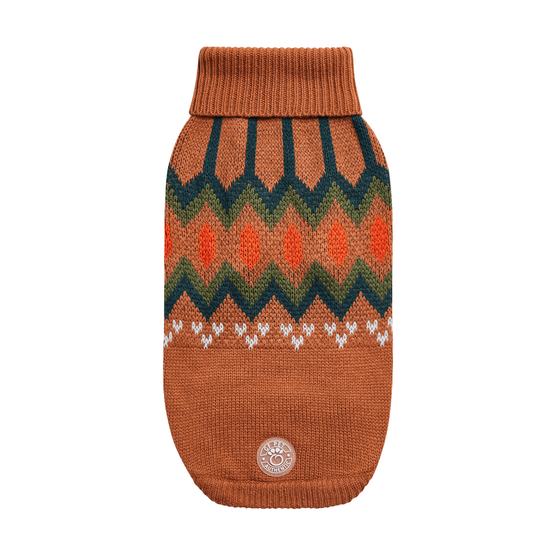 GF PET Heritage Turtleneck Sweater Hazel Unisex Vintage Knit Design - Darktower Media