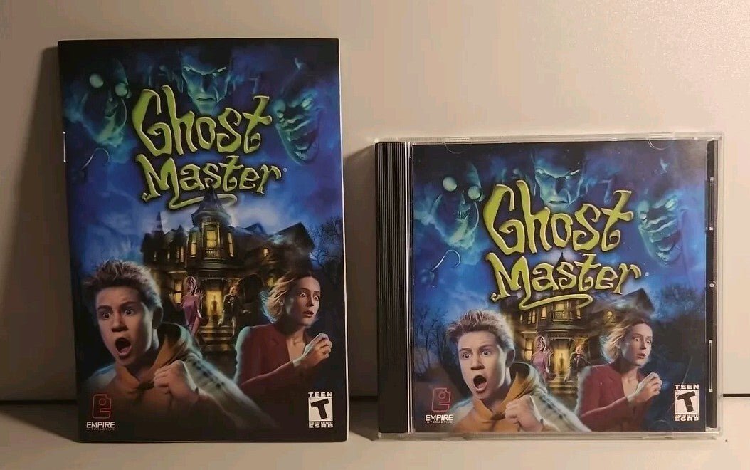 Ghost Master PC CD - ROM Simulation Game with manual 2003 Sim Scary Fun Near Mint - Darktower Media