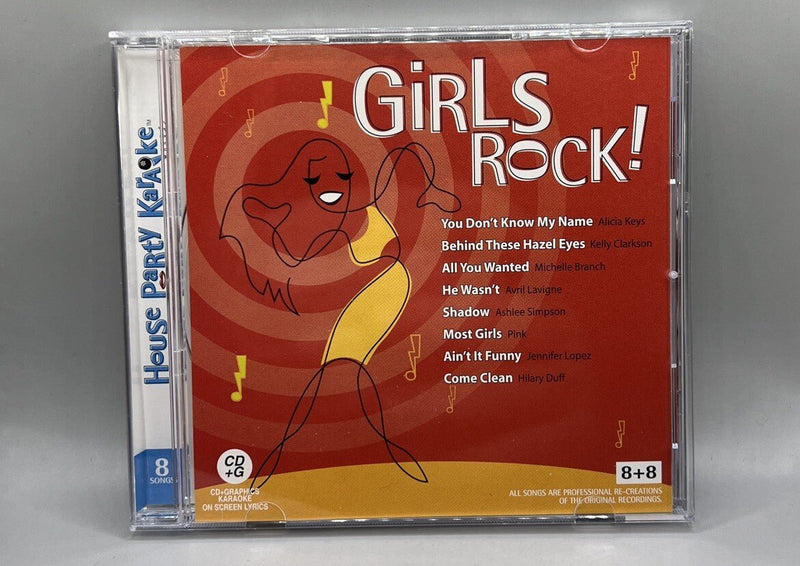 Girls Rock! House Party Karaoke (CD, 2005, Compass) 8 Songs Compass Productions - Darktower Media