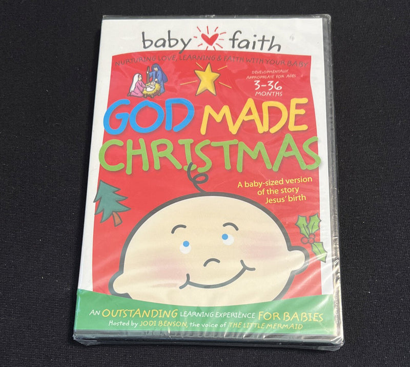 God Made Christmas DVD VIDEO MOVIE Baby Faith Christian with puppets NEW 4502 - Darktower Media