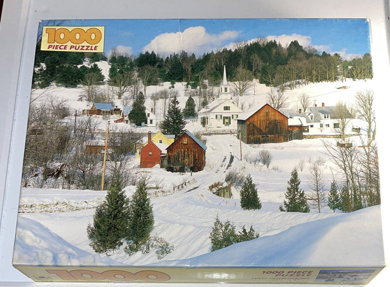 Golden Guild 1000 pc Village in Winter 21 - 1/2