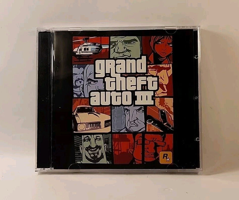 GRAND THEFT AUTO III 3 PC ROM 2002 (2 CD set JC NM) - Darktower Media