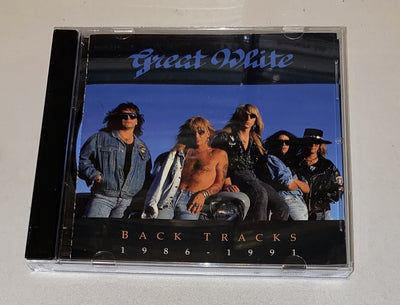 GREAT WHITE Rare Promo CD BACK TRACKS 1986-1991 Capital USA w1 3937