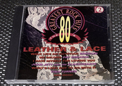 Greatest Rock Hits The 80,s Leather and Lace (CD - 1992) Vol 2